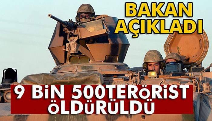 Bakan Işık: '9 bin 500’ün üzerinde terörist öldürüldü'