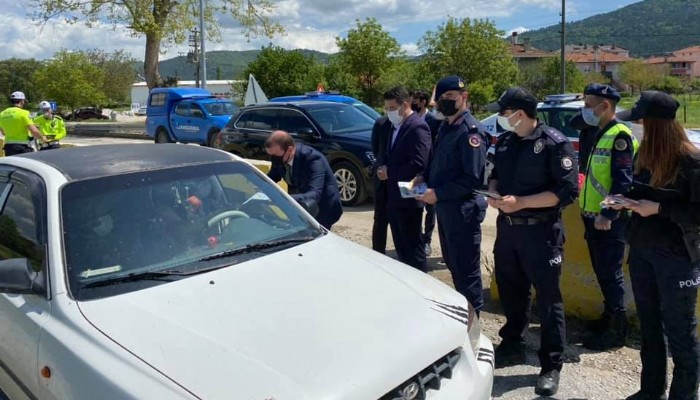 Kaymakam Musa Göktaş, Karayolu Trafik Güvenliği Gününde Denetlemelerde Bulundu