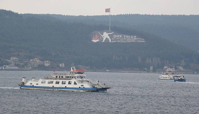 Gökçeada’ya bazı feribot seferleri iptal edildi