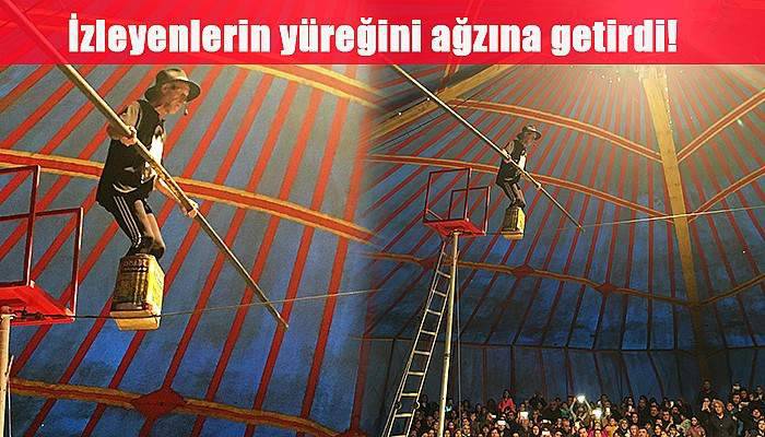 İzleyenlerin yüreğini ağzına getirdi!