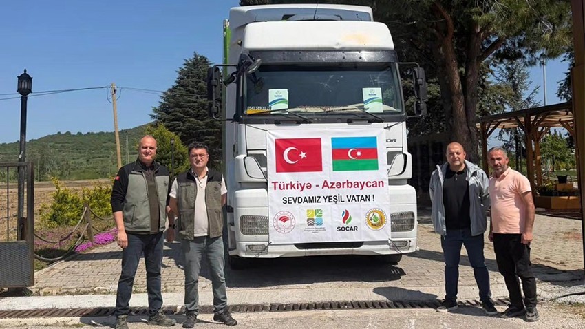 Çanakkale’den Karabağ’a Fidan Desteği