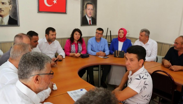 İSKENDEROĞLU, BİGA MUHTARLAR DERNEĞİ'Nİ ZİYARET ETTİ