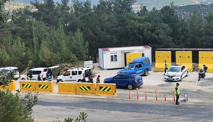 Çanakkale'de drone ile havadan trafik denetimi