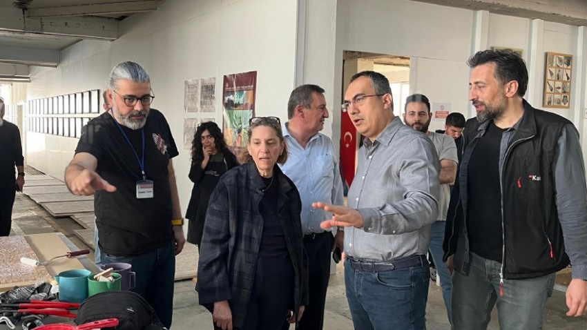 Zeynep Bodur Okyay’dan Proje Alanına Ziyaret