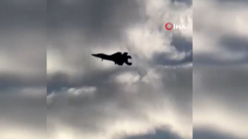 Milli muharip uçak KAAN, gökyüzüyle buluştu (VİDEO)