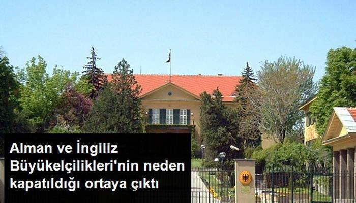 Alman ve İngiliz Büyükelçilikleri'ne Saldırı Alarmı