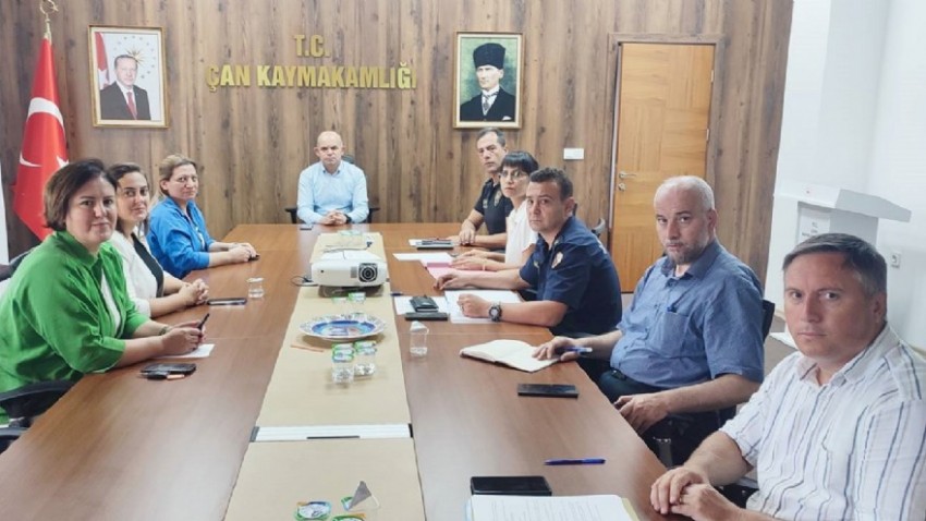 Kadına Yönelik Şiddet ve Bağımlılıkla Mücadele Toplantısı Çan'da Yapıldı