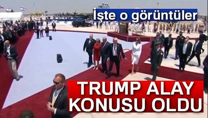 Trump alay konusu oldu: İşte o görüntüler