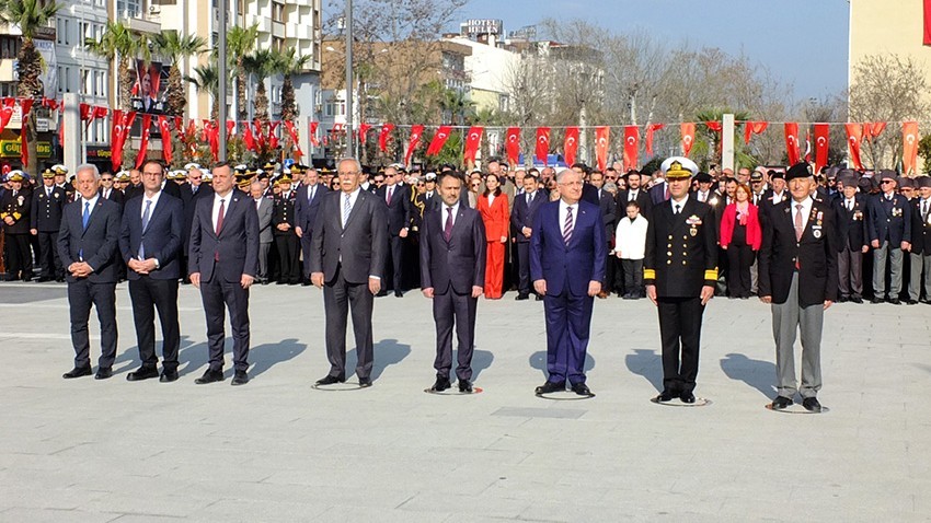 Çanakkale Zaferinin 109. yıldönümü kutlandı (VİDEOLU)