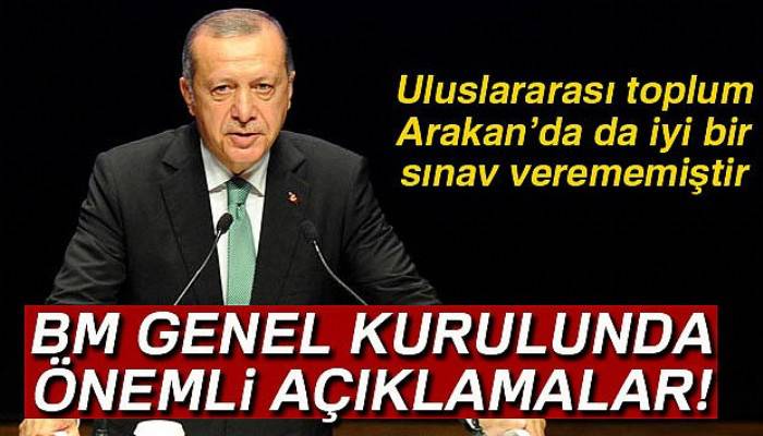 Cumhurbaşkanı Erdoğan BM Genel Kurulunda önemli açıklamalar