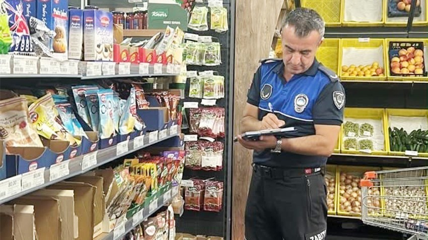 Lapseki’de Marketlerde Raf ve Kasa Fiyatı Denetimi