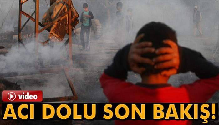 Kül olan eşyalarına son bakış