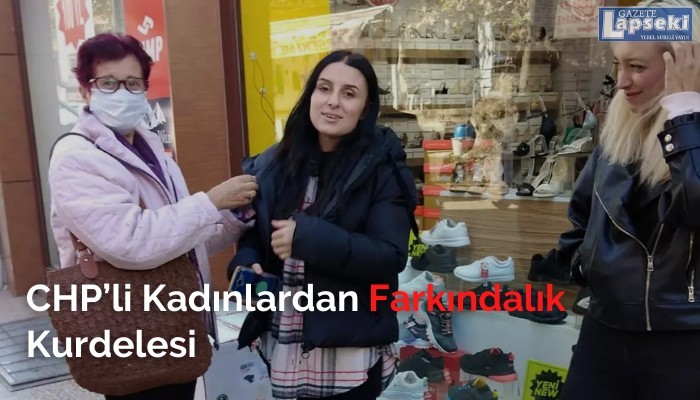 CHP’li Kadınlardan Farkındalık Kurdelesi