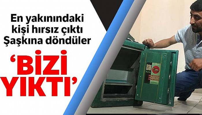 En yakınındaki kişi hırsız çıktı! Bacadan halatla indiler, çelik kasayı patlattılar