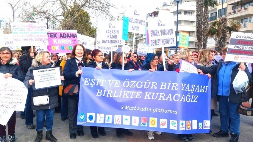 “Kadın şiddeti olayının sonuna kadar takipçisi olacağız “