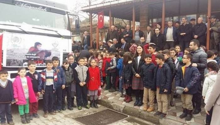 Yenice’den Halep’e un yardımı