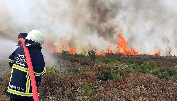 Güncelleme... Çanakkale’de büyük orman yangını
