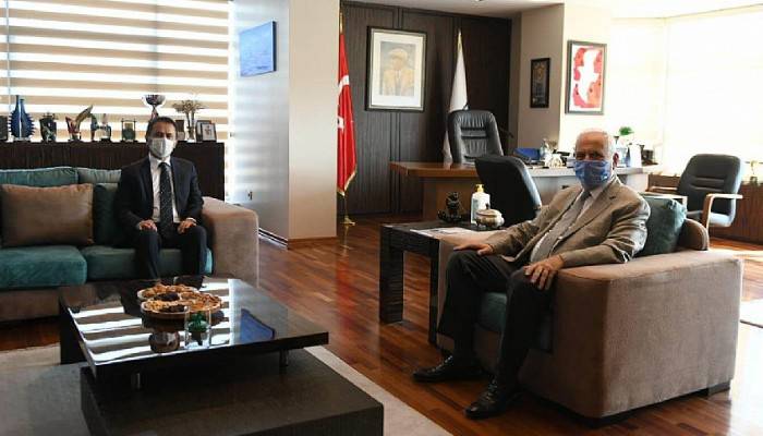 Başkan Ülgür Gökhan, Çanakkale Valisi İlhami Aktaş'ı Ağırladı
