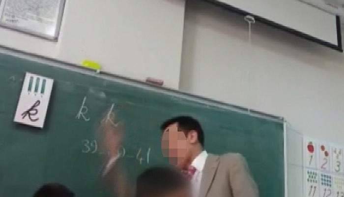 Öğrencilerine dayak atan öğretmen serbest bırakıldı