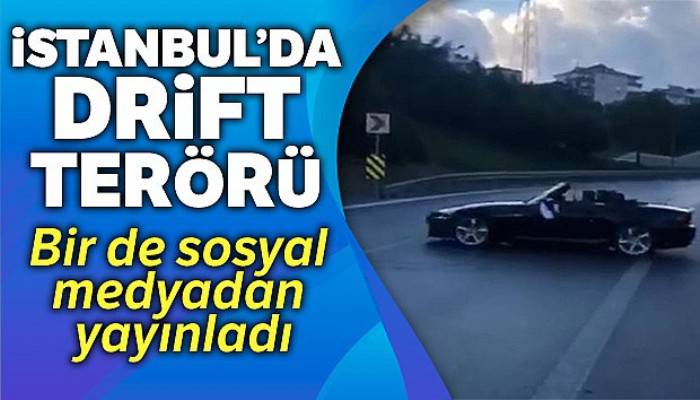 TEM otoyolunda lüks otomobilli düğün konvoyunda 'drift' terörü