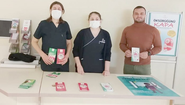 Ezine Devlet Hastanesinde Dünya Rahim Ağzı Farkındalık Etkinliği