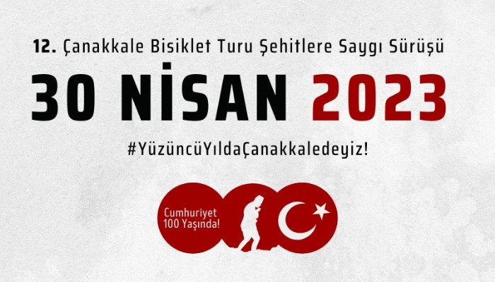 ÇABİP’den 12. Çanakkale Bisiklet Turu Şehitlere Saygı Sürüşü