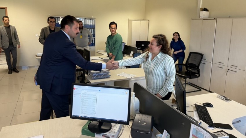 Kaymakam Karali’den Ayvacık Devlet Hastanesine ziyaret