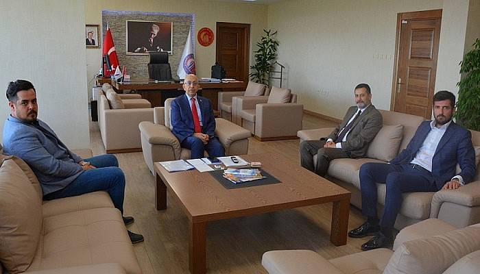 MHP İl Başkanı Pınar'dan Rektör Murat'a Ziyaret