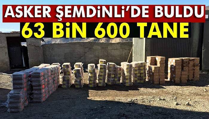  Şemdinli'de 63 bin 600 adet av fişeği ele geçirildi