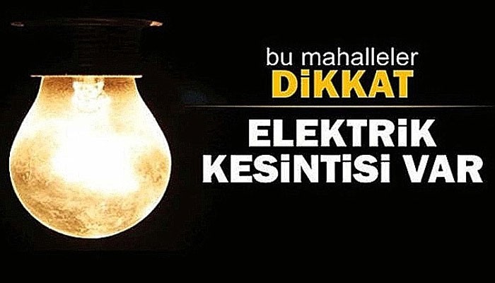 Çanakkale'de elektrik kesintileri!