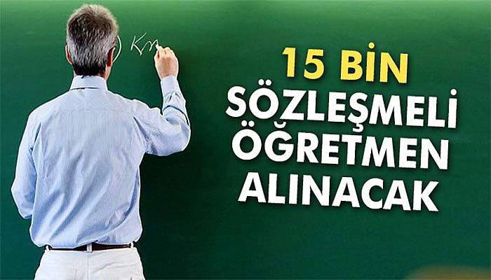 Bakan Yılmaz: '15 bin sözleşmeli öğretmen alacağız'