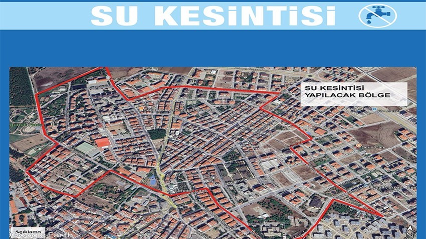 Esenler Mahallesi’nde Bugün Su Kesintisi Uygulanacak