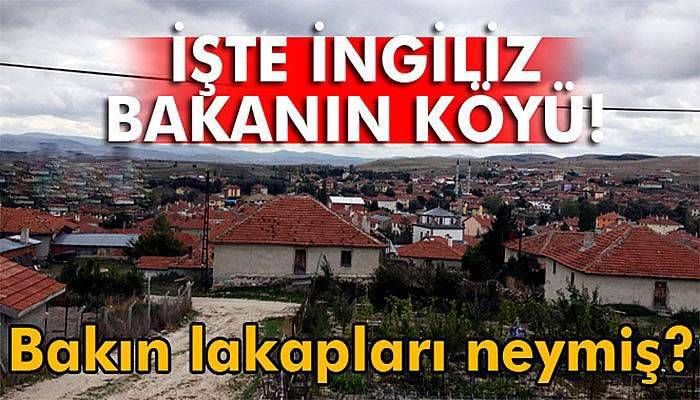 İngiliz bakanın sülalesinin lakabı 'Sarıoğlangiller'miş