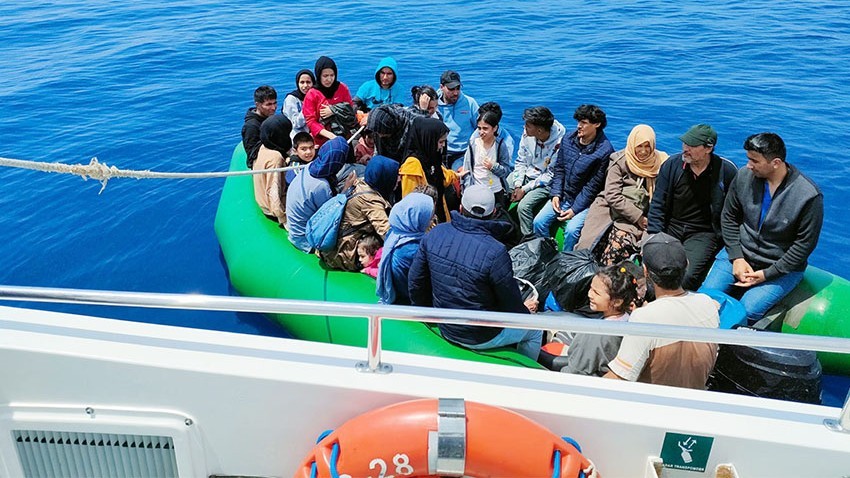 31 kaçak göçmen kurtarıldı