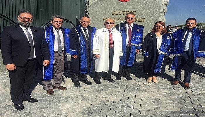 Rektör Murat ve Beraberindeki ÇOMÜ Heyeti, 2019-2020 Yükseköğretim Akademik Yılı Açılış Töreni’ne Katıldı
