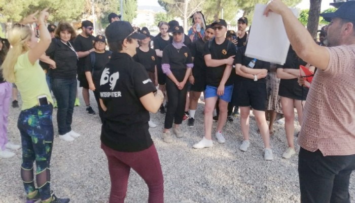 İşitme engelli öğrenciler spor projesi için Çanakkale’de