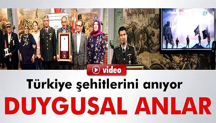 Türkiye şehitlerini anıyor