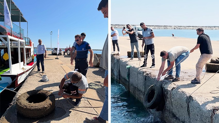 Gökçeada’da Deniz Dibi Temizliği Yapıldı