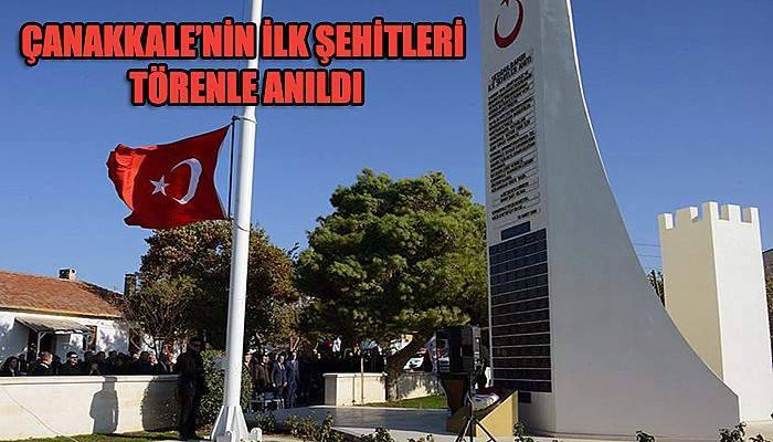 İlk şehitler törenler anıldı...