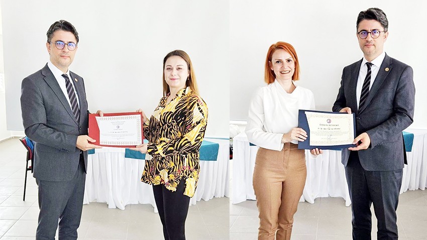 Sağlık Hizmetleri Meslek Yüksekokulu’nda Akademik Yükseltme Belge Töreni yapıldı