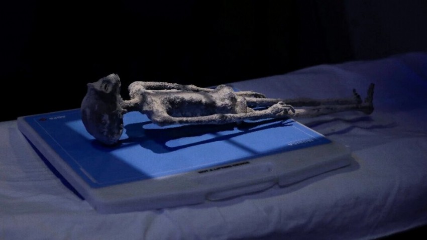 Uzaylı olduğu iddia edilen kalıntılara röntgen çekildi