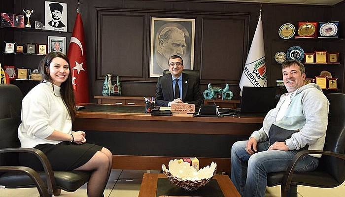Başkan Öz’e Fransa’dan ziyaretçi
