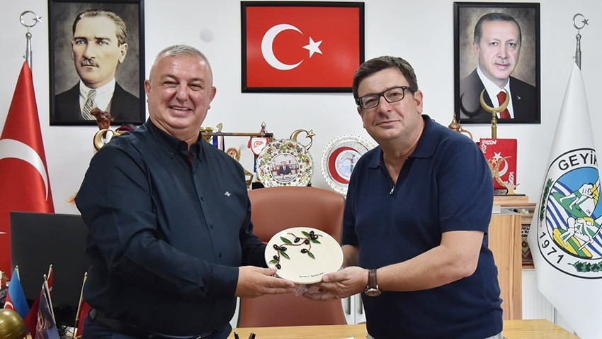 Siyasetin üzerinde dostluk; Başkan Erkek’ten Geyikli’ye anlamlı ziyaret