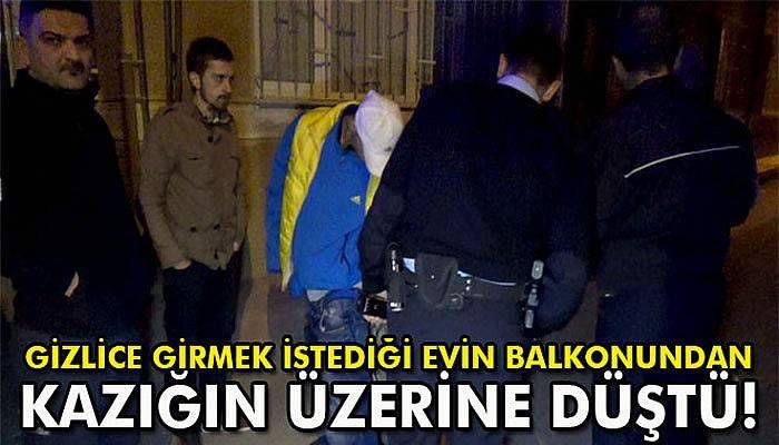 Girmeye çalıştığı evin balkonundan kazığın üzerine düştü