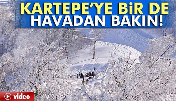  Kartepe'nin havadan görüntüsü büyüledi