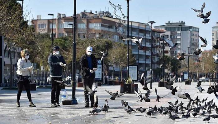 Kordonboyunun daimi misafirleri de beslendi!