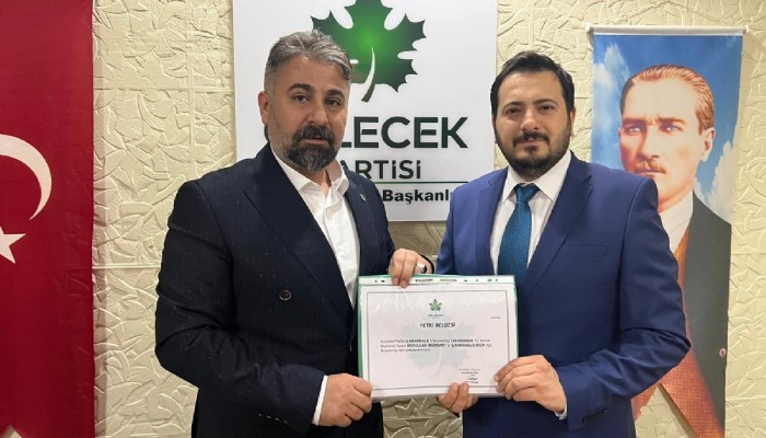 GELECEK PARTİSİ BİGA İLÇE BAŞKANI ABDULLAH BOZKURT OLDU