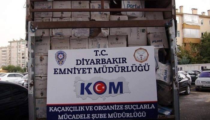Diyarbakır’da kaçakçılara 1.5 milyonluk darbe