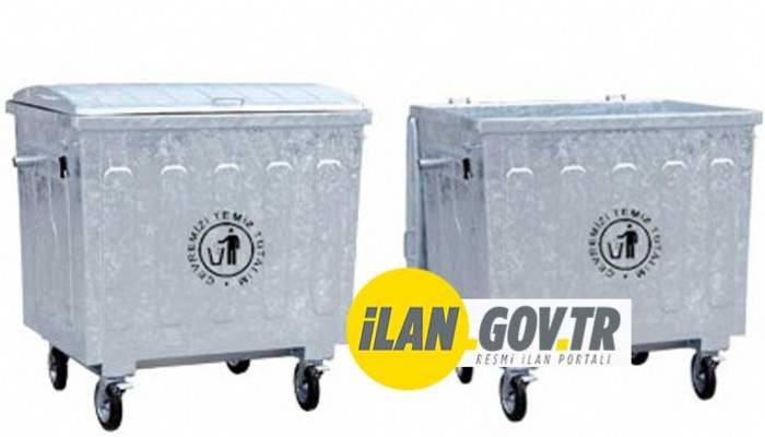 50 ADET ÇÖP KONTEYNIRI ALINACAK