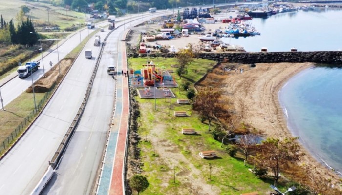 Bisiklet ve yürüyüş yolu vatandaşların hizmetine hazır